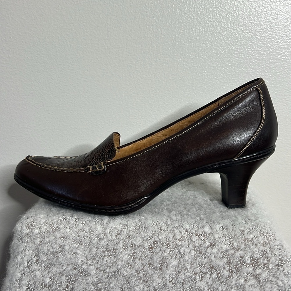 Sofft‎ Brown Crocodile pattern Leather upper pump… - image 11